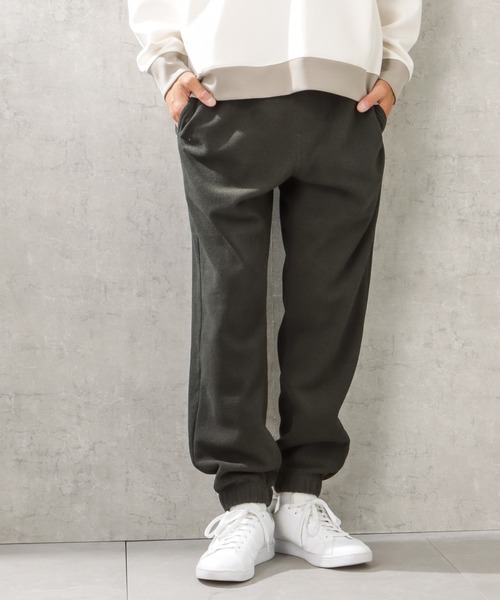 NAVY(ネイビー)の「RUN DENIM ウエストゴムワッフルジョガーパンツ(その他パンツ・メンズ・ブラック/チャコール・M/L)」の2枚目の写真