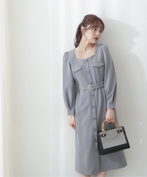 PROPORTION BODY DRESSING | フロント釦タイトワンピース / 1212240018(ワンピース)