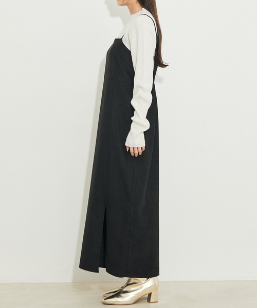 vis-`a-vis(ビサビ)の「【WEB限定】【SET】キャミワンピース&モックネックプルオーバーセット(ワンピース・レディース・ブラック/グリーン/ラベンダー・FREE)」の13枚目の写真