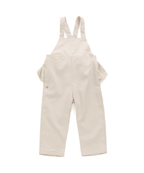 apres les cours(アプレレクール)の「WEB限定 後ろリボンサロペット(サロペット/オーバーオール・キッズ・ドット/ベージュ・80/90/100/110/120/130/140)」の7枚目の写真