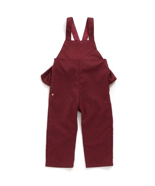 apres les cours(アプレレクール)の「WEB限定 後ろリボンサロペット(サロペット/オーバーオール・キッズ・ドット/ベージュ・80/90/100/110/120/130/140)」の8枚目の写真