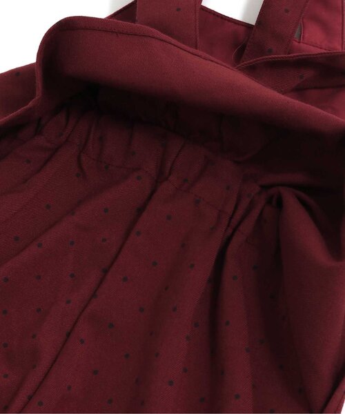 apres les cours(アプレレクール)の「WEB限定 後ろリボンサロペット(サロペット/オーバーオール・キッズ・ドット/ベージュ・80/90/100/110/120/130/140)」の14枚目の写真