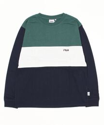 FILA（フィラ）の「FILA 切り替えロングスリーブTシャツ（Tシャツ/カットソー）」
