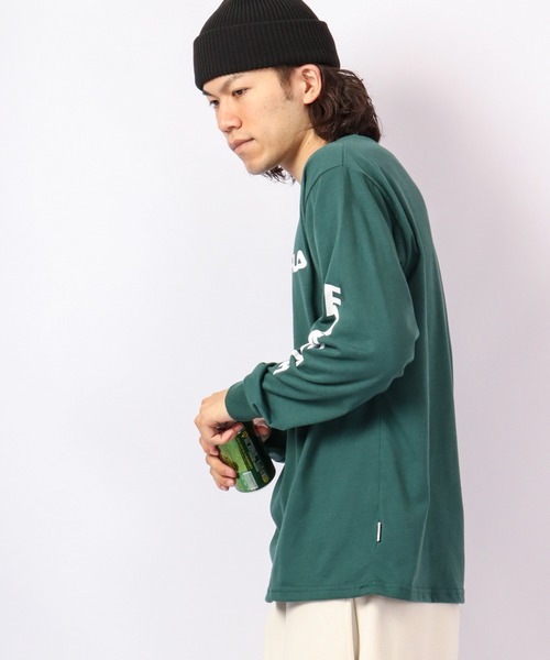 FILA(フィラ)の「FILA 切り替えロングスリーブTシャツ(Tシャツ/カットソー・メンズ・ネイビー/グリーン系その他/ホワイト/グリーン/レッド/ブラック・XL/M/L)」の18枚目の写真