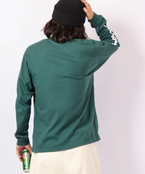 FILA(フィラ)の「FILA 切り替えロングスリーブTシャツ(Tシャツ/カットソー・メンズ・ネイビー/グリーン系その他/ホワイト/グリーン/レッド/ブラック・XL/M/L)」の21枚目の写真