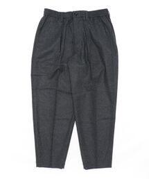 【Scye】Wool Cashmere Flannel Drawstring Trousers