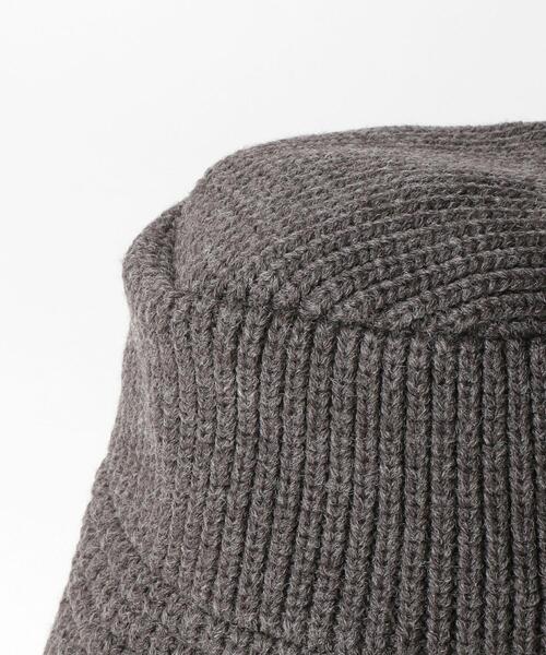 RACAL（ラカル）の「＜Racal＞ EAR KNIT BUCKETHAT/ハット（ハット・メンズ・ブラック/ダークグレー/オフホワイト・FREE）」の6枚目の写真