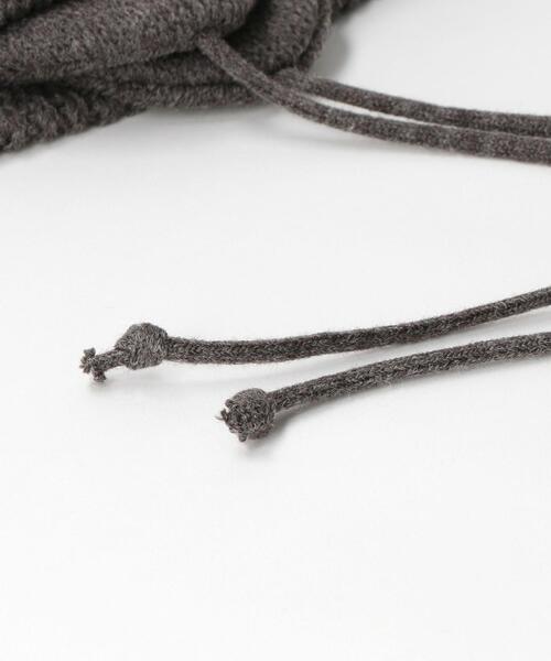 RACAL（ラカル）の「＜Racal＞ EAR KNIT BUCKETHAT/ハット（ハット・メンズ・ブラック/ダークグレー/オフホワイト・FREE）」の9枚目の写真