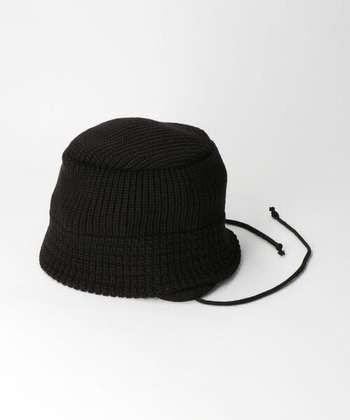 RACAL（ラカル）の「＜Racal＞ EAR KNIT BUCKETHAT/ハット（ハット・メンズ・ブラック/ダークグレー/オフホワイト・FREE）」の10枚目の写真