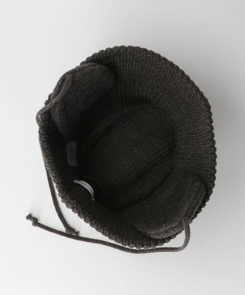RACAL（ラカル）の「＜Racal＞ EAR KNIT BUCKETHAT/ハット（ハット・メンズ・ブラック/ダークグレー/オフホワイト・FREE）」の11枚目の写真