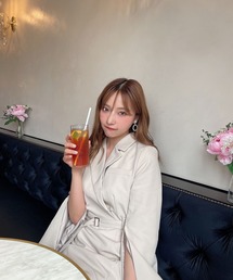 ANDGEEBEE（アンジービー）の「スリットスリーブジャケットワンピ（ワンピース）」