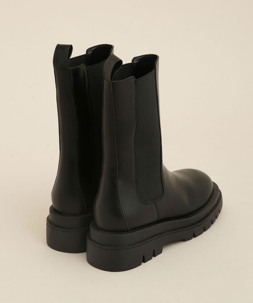 NANO universe（ナノユニバース）の「LB.04/ミドルサイドゴアブーツ（ブーツ・レディース・ブラック・22.5/23.5/24.5）」の6枚目の写真