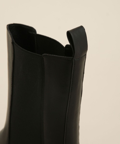 NANO universe（ナノユニバース）の「LB.04/ミドルサイドゴアブーツ（ブーツ・レディース・ブラック・22.5/23.5/24.5）」の5枚目の写真