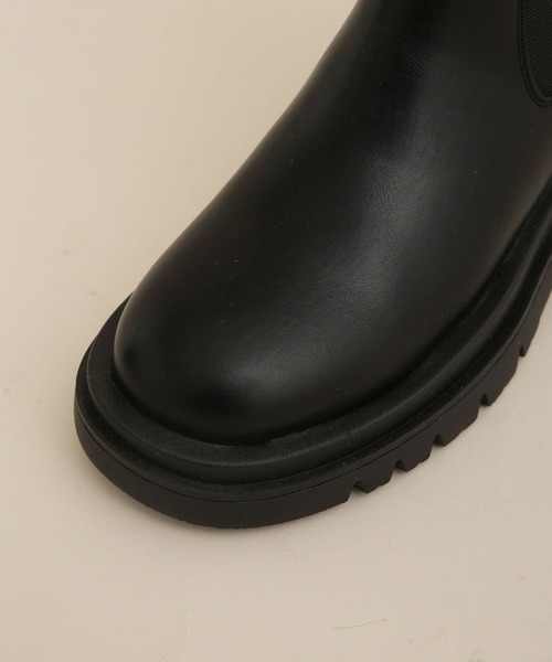 NANO universe（ナノユニバース）の「LB.04/ミドルサイドゴアブーツ（ブーツ・レディース・ブラック・22.5/23.5/24.5）」の4枚目の写真
