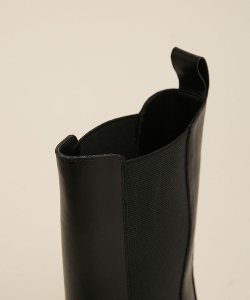 NANO universe（ナノユニバース）の「LB.04/ミドルサイドゴアブーツ（ブーツ・レディース・ブラック・22.5/23.5/24.5）」の2枚目の写真