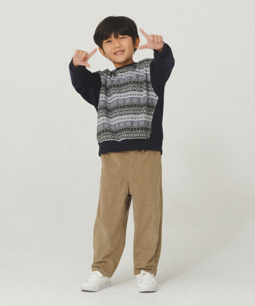 COMME CA ISM（コムサイズム）の「コーデュロイ　ロングパンツ（その他パンツ・キッズ・ベージュ/ブラック・140cm/150cm/130cm/110cm/100cm/120cm）」の3枚目の写真