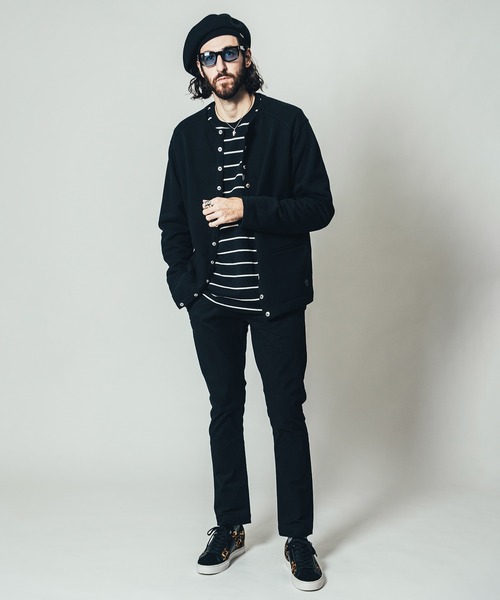 CRIMIE(クライミー)の「BORDER LONG SLEEVE POCKET T SHIRT / ボーダー 長袖 ポケット Tシャツ(Tシャツ/カットソー・メンズ・ブラック/ブラウン・XXL/L/S/XL/M)」の17枚目の写真