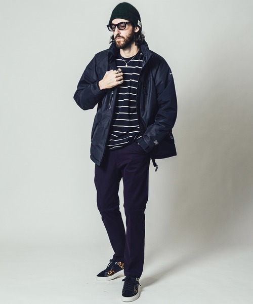 CRIMIE(クライミー)の「BORDER LONG SLEEVE POCKET T SHIRT / ボーダー 長袖 ポケット Tシャツ(Tシャツ/カットソー・メンズ・ブラック/ブラウン・XXL/L/S/XL/M)」の19枚目の写真