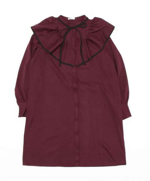 axes femme フリル キャミワンピース チュニック axes femme（アクシーズファム）の「パイピングフリルワンピース