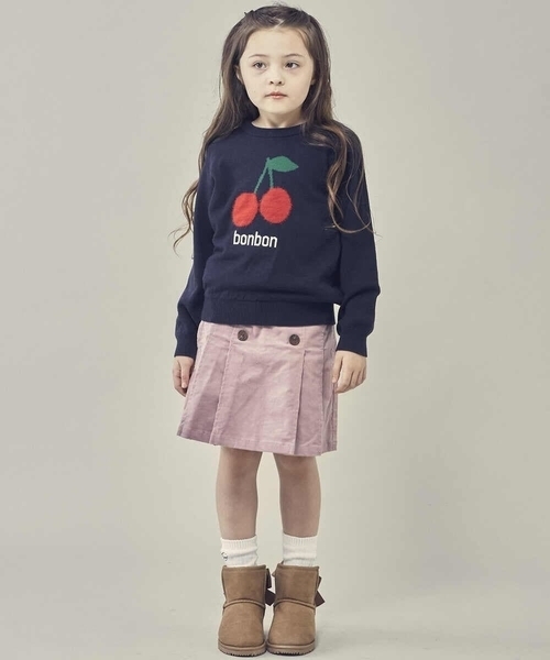 a.v.v（アーヴェヴェ）の「[100-130]アソートニット（ニット/セーター・キッズ・ライトブルー/ライトパープル/ライトグレー/ネイビー・110/120/100/130）」の10枚目の写真