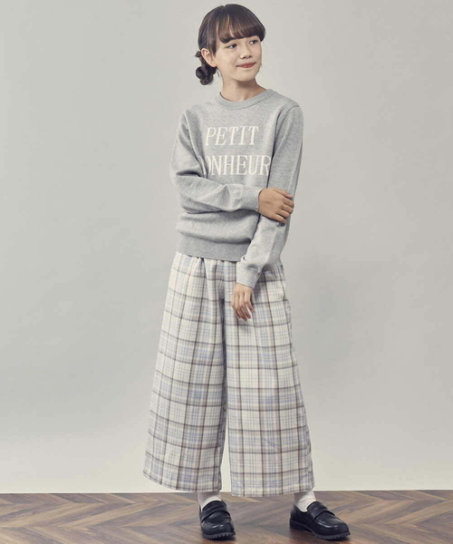 a.v.v（アーヴェヴェ）の「[100-130]アソートニット（ニット/セーター・キッズ・ライトブルー/ライトパープル/ライトグレー/ネイビー・110/120/100/130）」の22枚目の写真