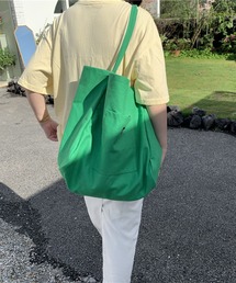 大容量シンプルカラートートバッグ