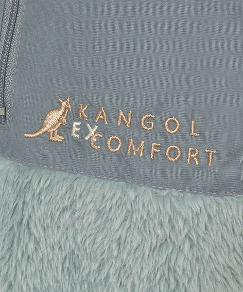 KANGOL EXTRA COMFORT(カンゴールエクストラコンフォート)の「片ポケフリースプルオーバー(スウェット・レディース・ライトグリーン/ブルーグレー/ネイビー/ベージュ・L/M/LL)」の19枚目の写真