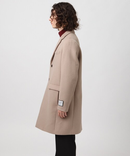 tk.TAKEO KIKUCHI（ティーケータケオキクチ）の「◆GiGaTexメルトンチェスターコート（チェスターコート・メンズ・ライトグリーン/ブラウン系その他/ライトベージュ/ブラック・01/02/03/04）」の7枚目の写真