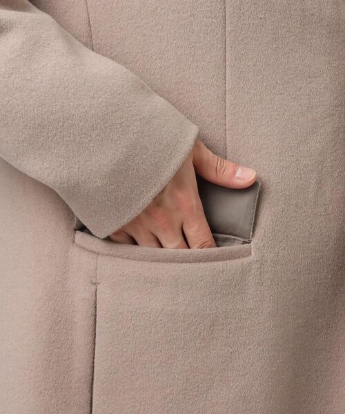 tk.TAKEO KIKUCHI（ティーケータケオキクチ）の「◆GiGaTexメルトンチェスターコート（チェスターコート・メンズ・ライトグリーン/ブラウン系その他/ライトベージュ/ブラック・01/02/03/04）」の11枚目の写真