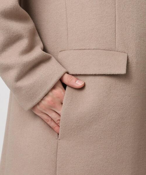 tk.TAKEO KIKUCHI（ティーケータケオキクチ）の「◆GiGaTexメルトンチェスターコート（チェスターコート・メンズ・ライトグリーン/ブラウン系その他/ライトベージュ/ブラック・01/02/03/04）」の12枚目の写真