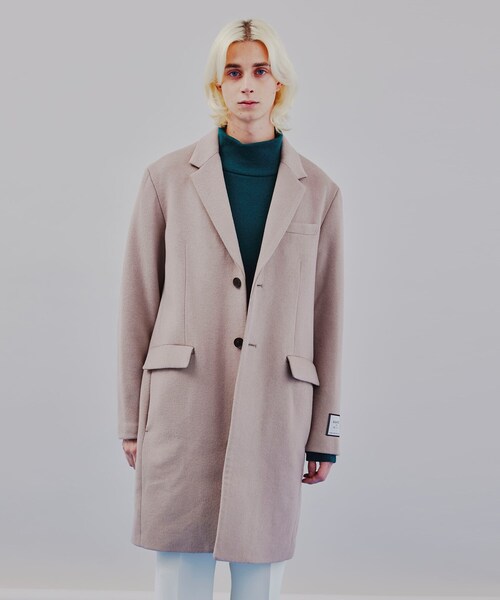 tk.TAKEO KIKUCHI（ティーケータケオキクチ）の「◆GiGaTexメルトンチェスターコート（チェスターコート・メンズ・ライトグリーン/ブラウン系その他/ライトベージュ/ブラック・01/02/03/04）」の19枚目の写真