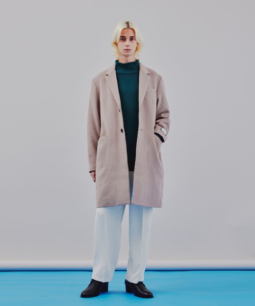 tk.TAKEO KIKUCHI（ティーケータケオキクチ）の「◆GiGaTexメルトンチェスターコート（チェスターコート・メンズ・ライトグリーン/ブラウン系その他/ライトベージュ/ブラック・01/02/03/04）」の21枚目の写真