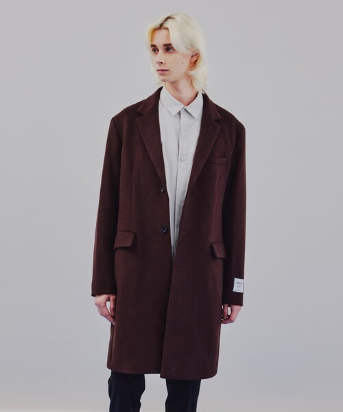 tk.TAKEO KIKUCHI（ティーケータケオキクチ）の「◆GiGaTexメルトンチェスターコート（チェスターコート・メンズ・ライトグリーン/ブラウン系その他/ライトベージュ/ブラック・01/02/03/04）」の22枚目の写真