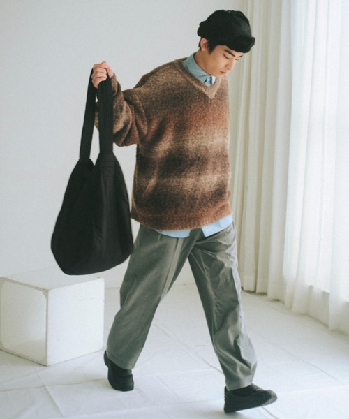 WHIMSIC（ウィムジック）の「【UNISEX】ムートンフライトキャップ（ニットキャップ/ビーニー・メンズ・ブラウン/ブラック・FREE）」の6枚目の写真