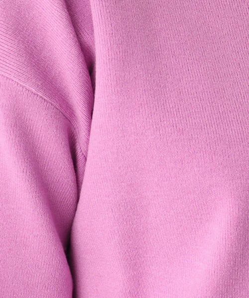 OPAQUE.CLIP（オペークドットクリップ）の「◆ボートネックニット【抗ピリング&マシンウォッシャブル】（ニット/セーター・レディース・ブラック/レッド系1/オフホワイト/ナチュラル/ブルー/ピンク系・34/36/38/40/42）」の10枚目の写真