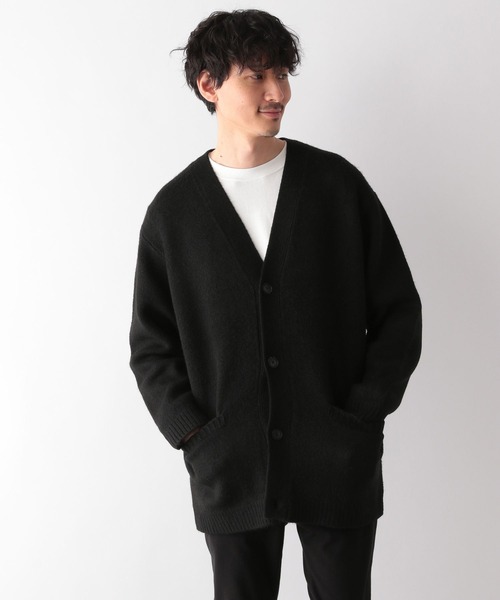 GLOBAL WORK(グローバルワーク)の「フワフワHugmeVカーデM/295163(カーディガン/ボレロ・メンズ・ブラック/その他/ブルー/ライトベージュ・SMALL/LARGE/MEDIUM)」の7枚目の写真