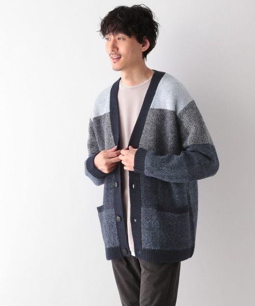 GLOBAL WORK(グローバルワーク)の「フワフワHugmeVカーデM/295163(カーディガン/ボレロ・メンズ・ブラック/その他/ブルー/ライトベージュ・SMALL/LARGE/MEDIUM)」の16枚目の写真