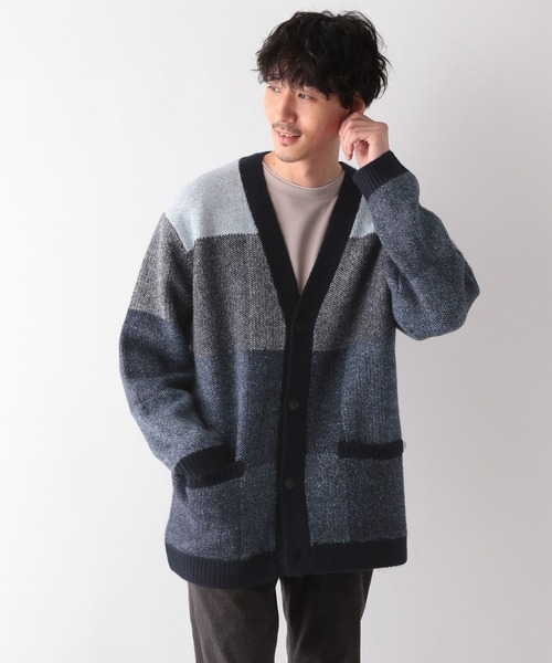 GLOBAL WORK(グローバルワーク)の「フワフワHugmeVカーデM/295163(カーディガン/ボレロ・メンズ・ブラック/その他/ブルー/ライトベージュ・SMALL/LARGE/MEDIUM)」の17枚目の写真