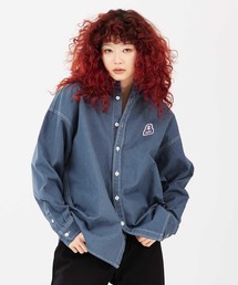 X-girl | FACE EMBROIDERY SHIRT(シャツ/ブラウス)