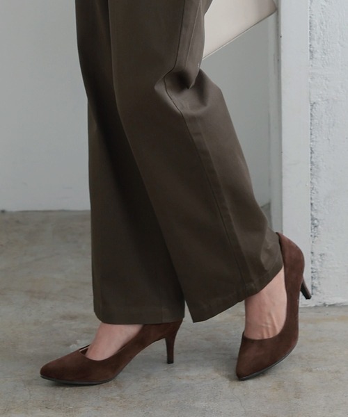 KOBE LETTUCE(コウベレタス)の「走れるパンプス ポインテッドトゥ7cmヒール(パンプス・レディース・ブラック系1/ベージュ系/ベージュ/ブラック系/ブラック/ピンクベージュ/グレイッシュベージュ/ブラウン系/グレー系/ベージュ系1/ホワイト/ブラック系2・L/LL/M/3L/S/XS)」の7枚目の写真