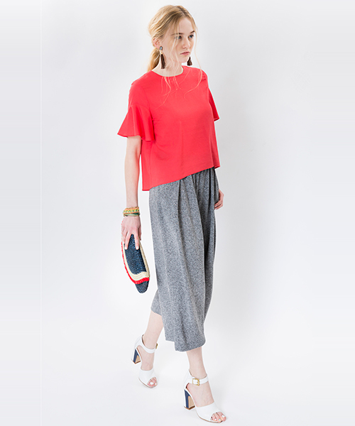 mystic（ミスティック）の「ワイドパンツ（その他パンツ・レディース・オフホワイト/グレー/チャコールグレー・ﾌﾘ-）」の13枚目の写真