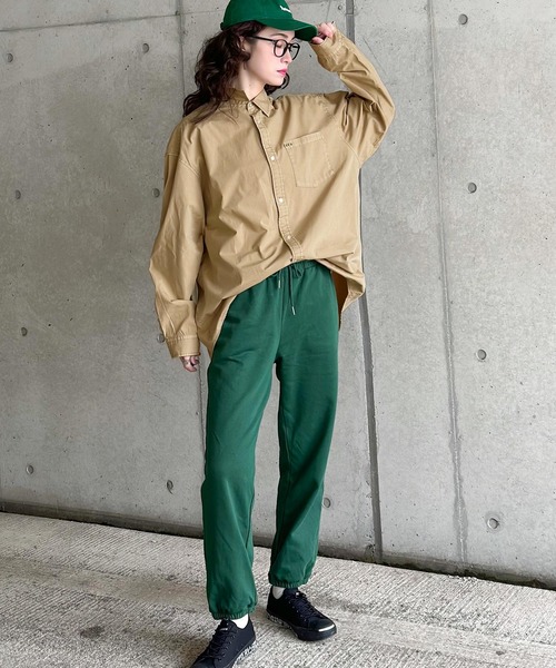 Java（ジャバ）の「《JaVa ジャバコラボ》大人のヴインテージライク。綿100%ピグメントロゴ刺繍オーバーシャツ（シャツ/ブラウス・メンズ・オフホワイト/グレー系/ブラック/ベージュ・LARGE/MEDIUM/SMALL/X-LARGE）」の17枚目の写真