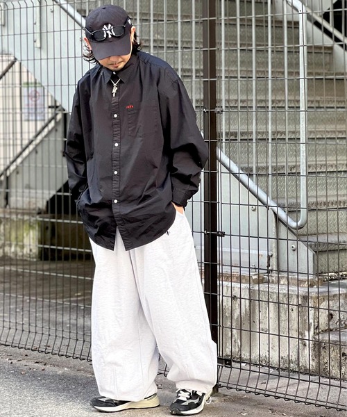 Java（ジャバ）の「《JaVa ジャバコラボ》大人のヴインテージライク。綿100%ピグメントロゴ刺繍オーバーシャツ（シャツ/ブラウス・メンズ・オフホワイト/グレー系/ブラック/ベージュ・LARGE/MEDIUM/SMALL/X-LARGE）」の20枚目の写真