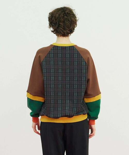 FRAPBOIS（フラボア）の「ミックス スウェット（スウェット・レディース・チャコールグレー/ワイン・1/2）」の4枚目の写真