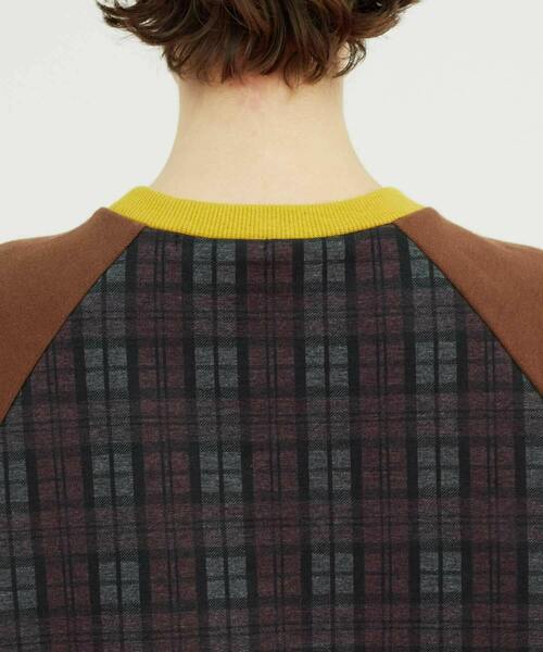 FRAPBOIS（フラボア）の「ミックス スウェット（スウェット・レディース・チャコールグレー/ワイン・1/2）」の6枚目の写真