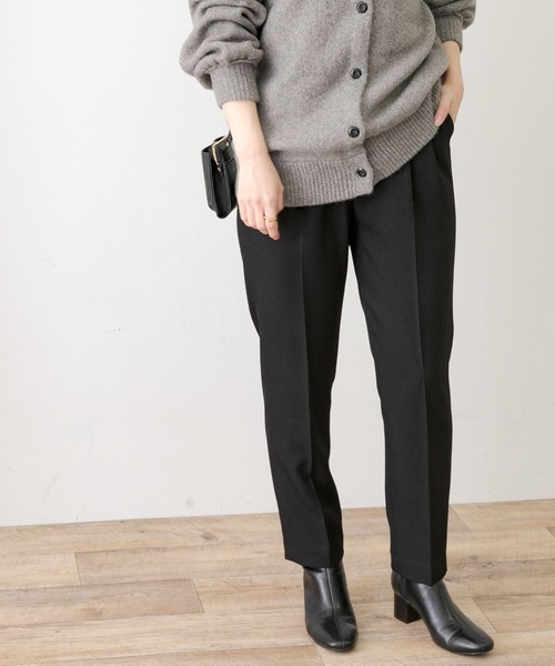URBAN RESEARCH Sonny Label（アーバンリサーチサニーレーベル）の「『3サイズ展開』センプレテーパードパンツ（その他パンツ・レディース・ブラック/グレー系その他・SMALL/MEDIUM/LARGE）」の2枚目の写真