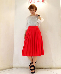 DISCOAT | 【Discoat】デシンプリーツスカート(スカート)