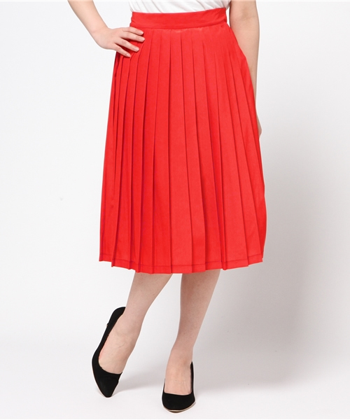 DISCOAT（ディスコート）の「【Discoat】デシンプリーツスカート（スカート・レディース・オフホワイト/グレー/レッド・ﾌﾘ-）」の13枚目の写真