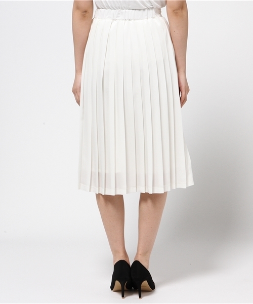 DISCOAT（ディスコート）の「【Discoat】デシンプリーツスカート（スカート・レディース・オフホワイト/グレー/レッド・ﾌﾘ-）」の6枚目の写真