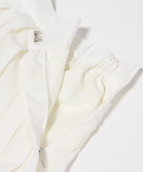 DISCOAT（ディスコート）の「【Discoat】デシンプリーツスカート（スカート・レディース・オフホワイト/グレー/レッド・ﾌﾘ-）」の10枚目の写真